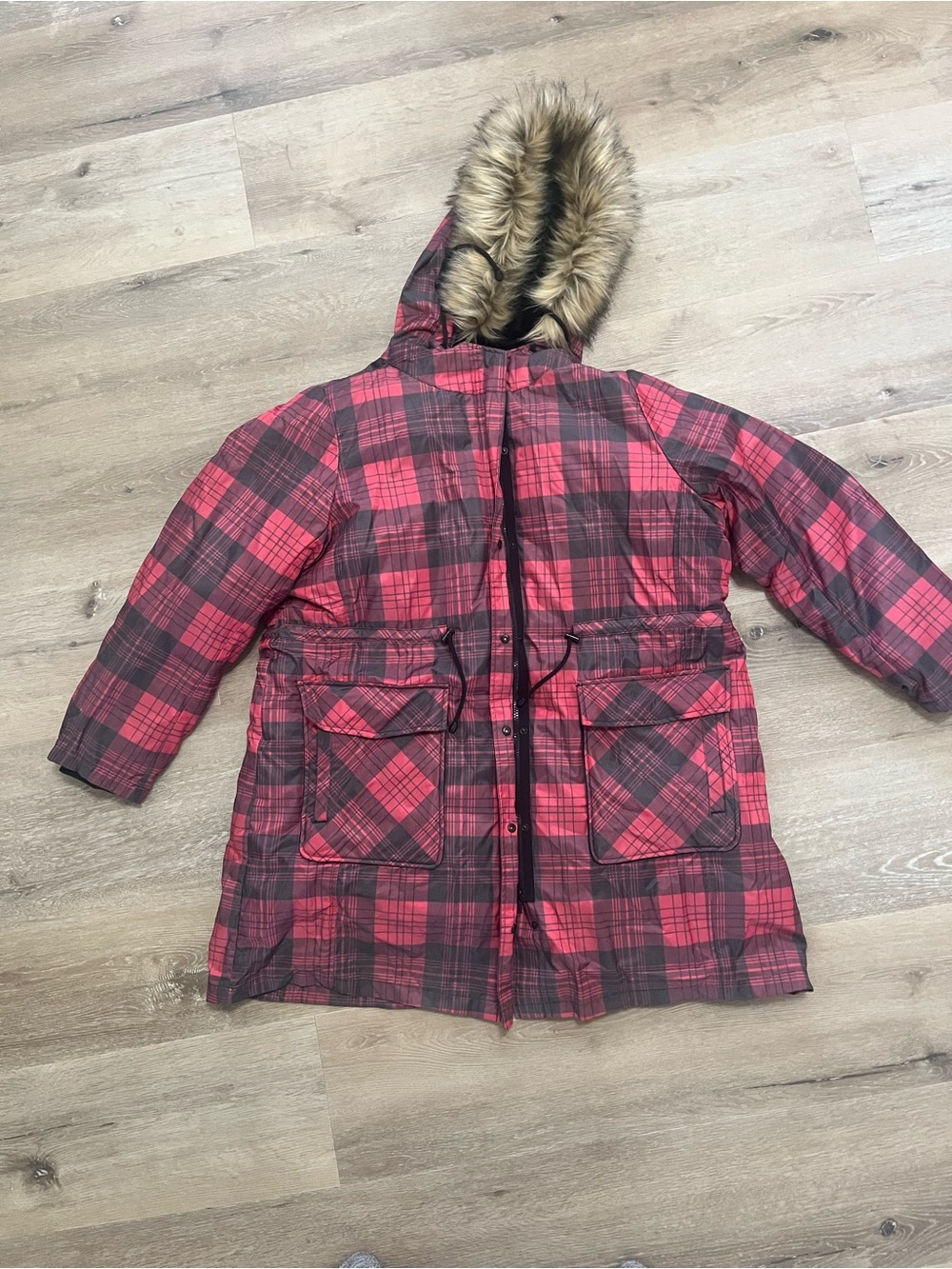 Plaid 3-in-1 jacket